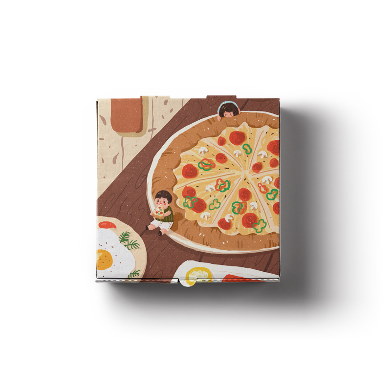 一次性披薩盒為什么是方形的？